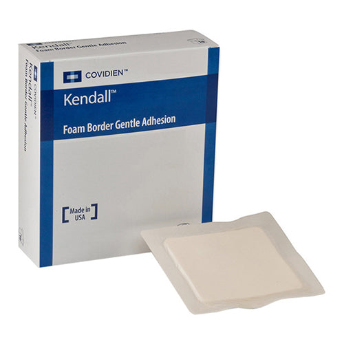 Border Foam Dressing, Gentle, 7.5" x 7.5", 10/bx, 5 bx/cs (Continental US Only)
