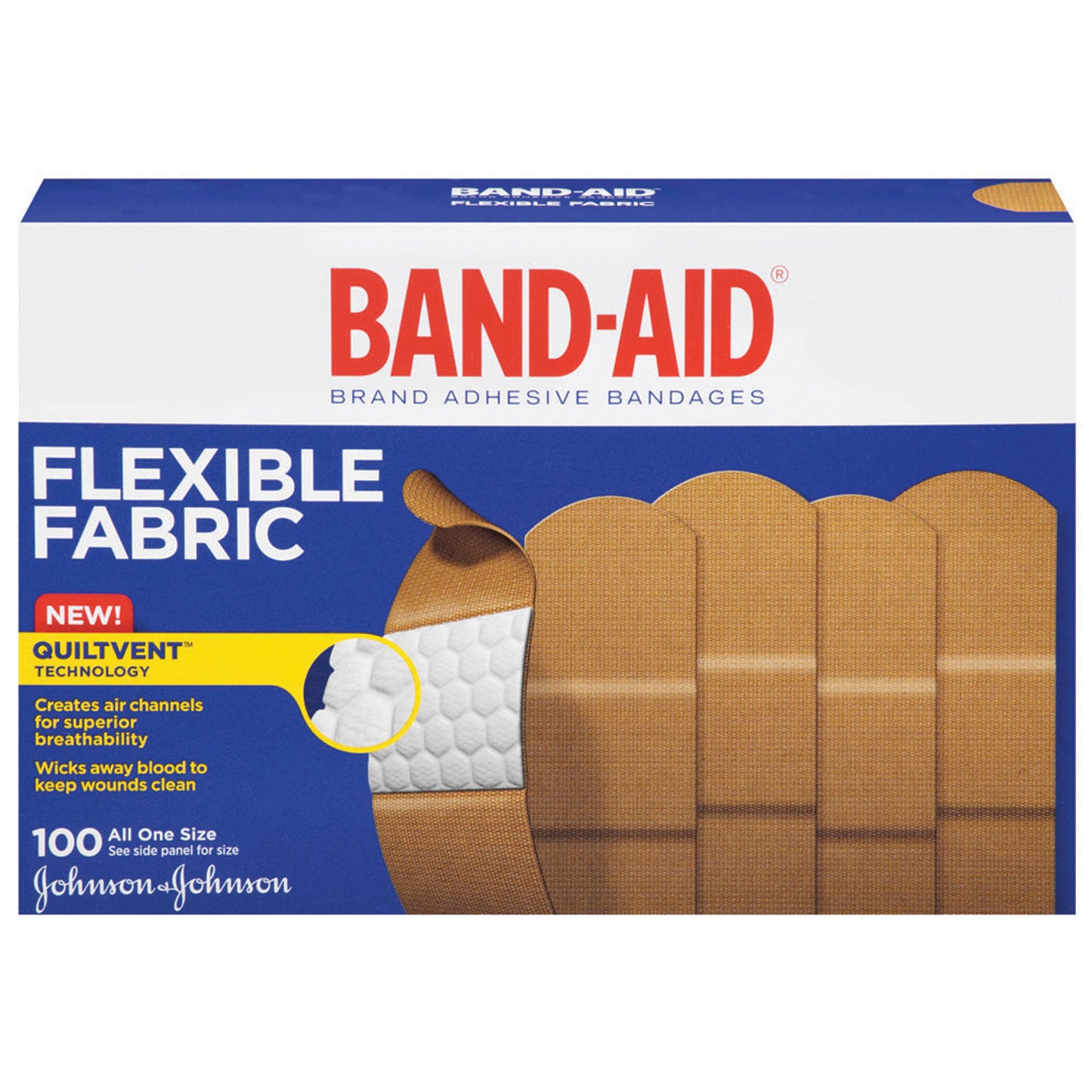Adhesive Bandage Strip, 1" x 3", 100/bx, 12 bx/cs (96 cs/plt) (Continental US+HI Only) (Pricing Subject to Change without Prior Notification)