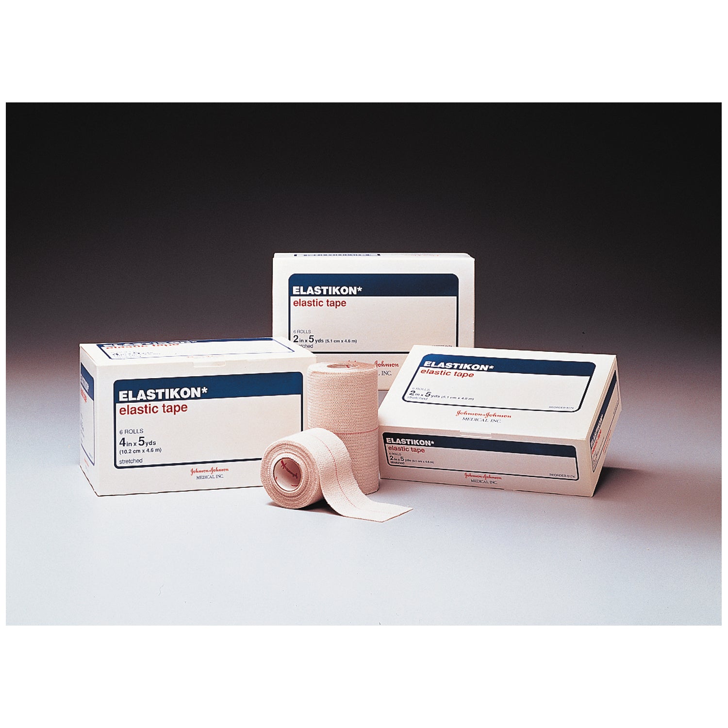 Actimove Elastikon Elastic Tape, 4" x 2_ yds, 6 rl/bx, 6 bx/cs (Continental US Only)