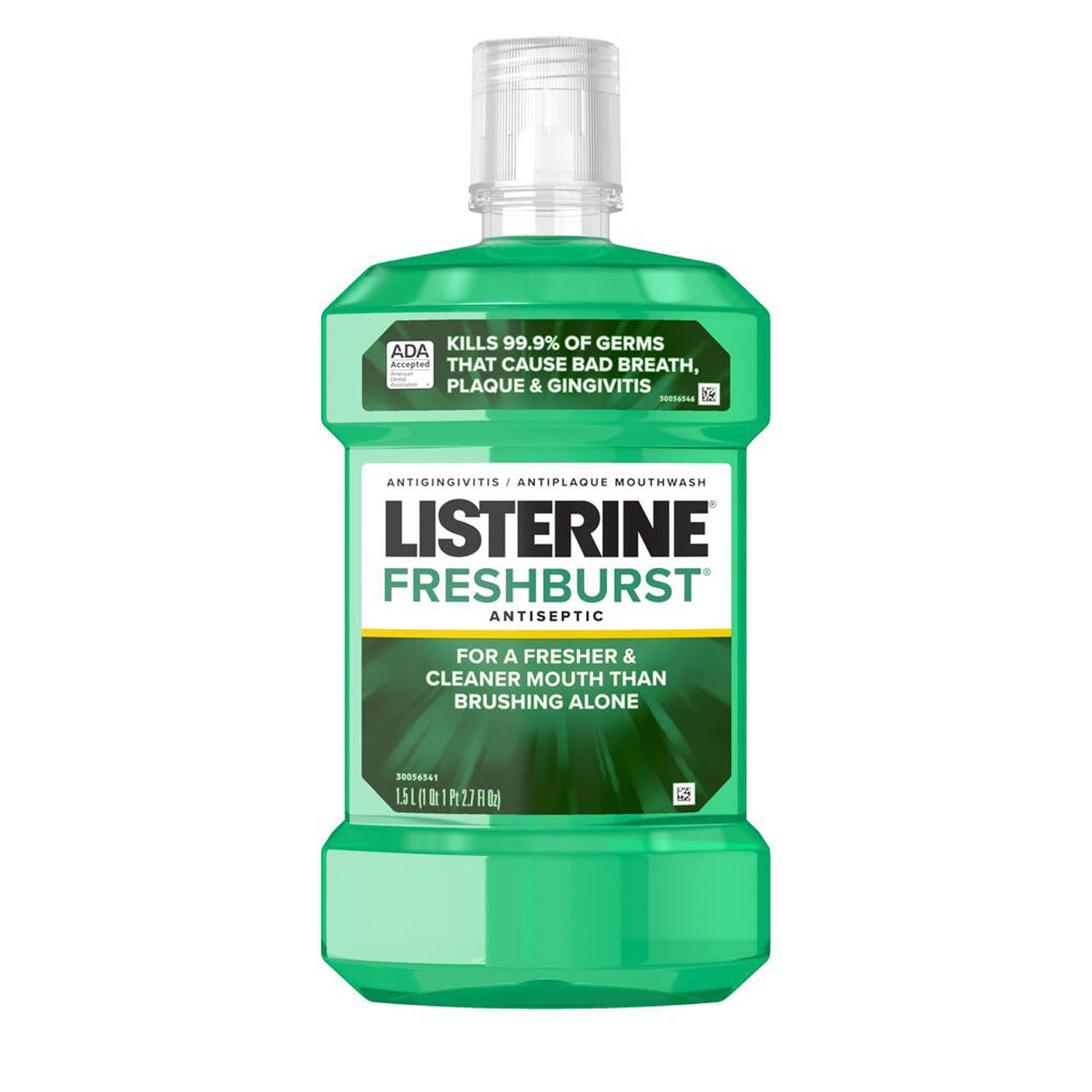 Freshburst Listerine, 1.5 Liter, 6/cs (75 cs/plt) (Continental US+HI Only) (Item on Manufacturer Backorder - Inventory Limited when Available)  (Pricing Subject to Change without Prior Notification)