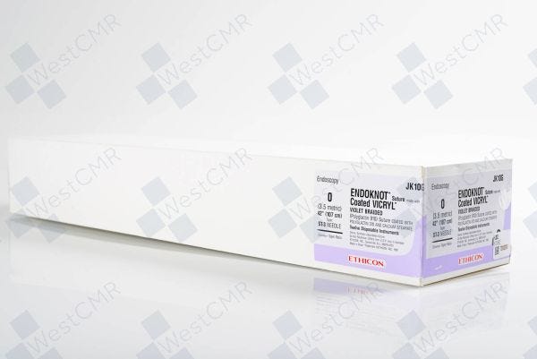 Coated, VICRYL Suture, ST-3 Needle, 0, 42" (Continental US Only)