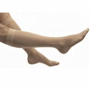 Compression Stockings, Knee High, 20-30mmHG, Closed Toe, Beige, Medium (Continental US Only)