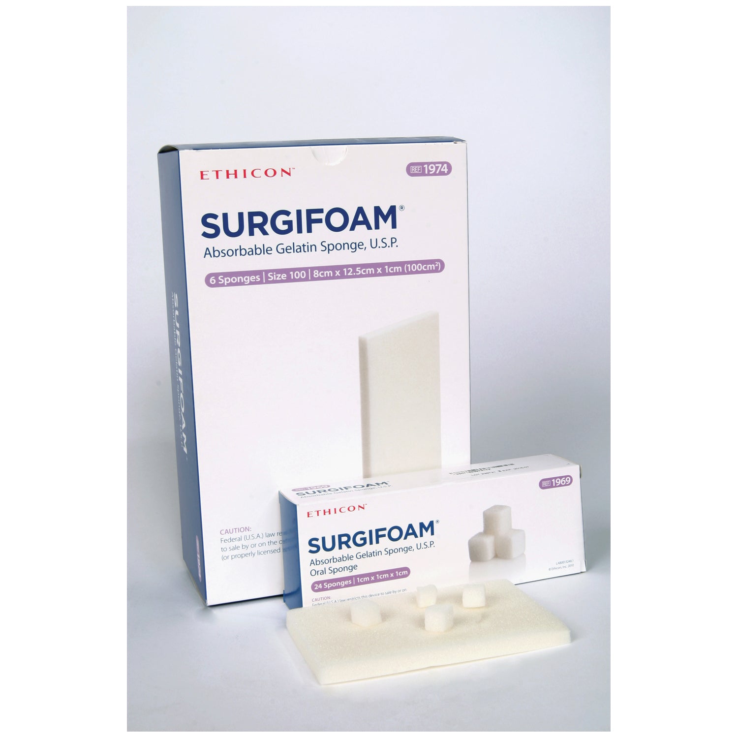 Oral Sponge, Gelatin, Sterile, 1cm x 1cm x 1cm, 24/bx, 1bx/cs (Continental US Only)