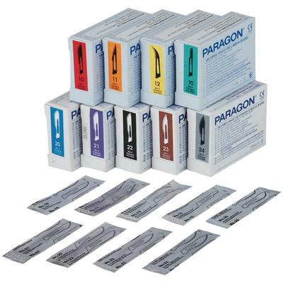 Blades, Stainless, Disposable, Sterile, Num 12, 1/pch, 100pch/cs (9304)