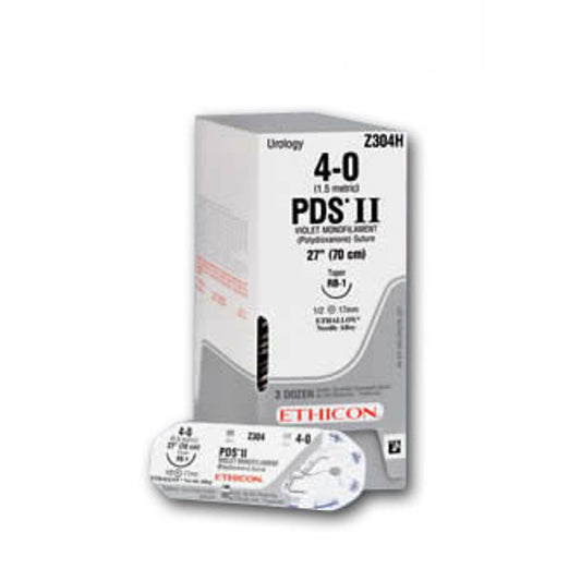 Suture, Straight Cutting, Size 4-0, 27", Clear Monofilament, Needle KS, Straight, 3 dz/bx (Continental US Only)