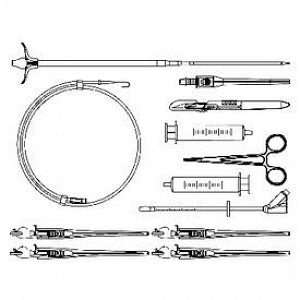 Introducer Kit, 16FR Dilator, Includes: (1) Hemostat, (1) 18G Safety Introducer Needle, (1) 0.035" J-Tip Guidewire, (1) #11 Scalpel, (1) Dilator, (1) Over-the-Wire Stoma Measuring Device, (2) 12 ml Syringes (US Only) (Authorized Distributor Sub-Agreement Required  - See Manufacturer Details Page)