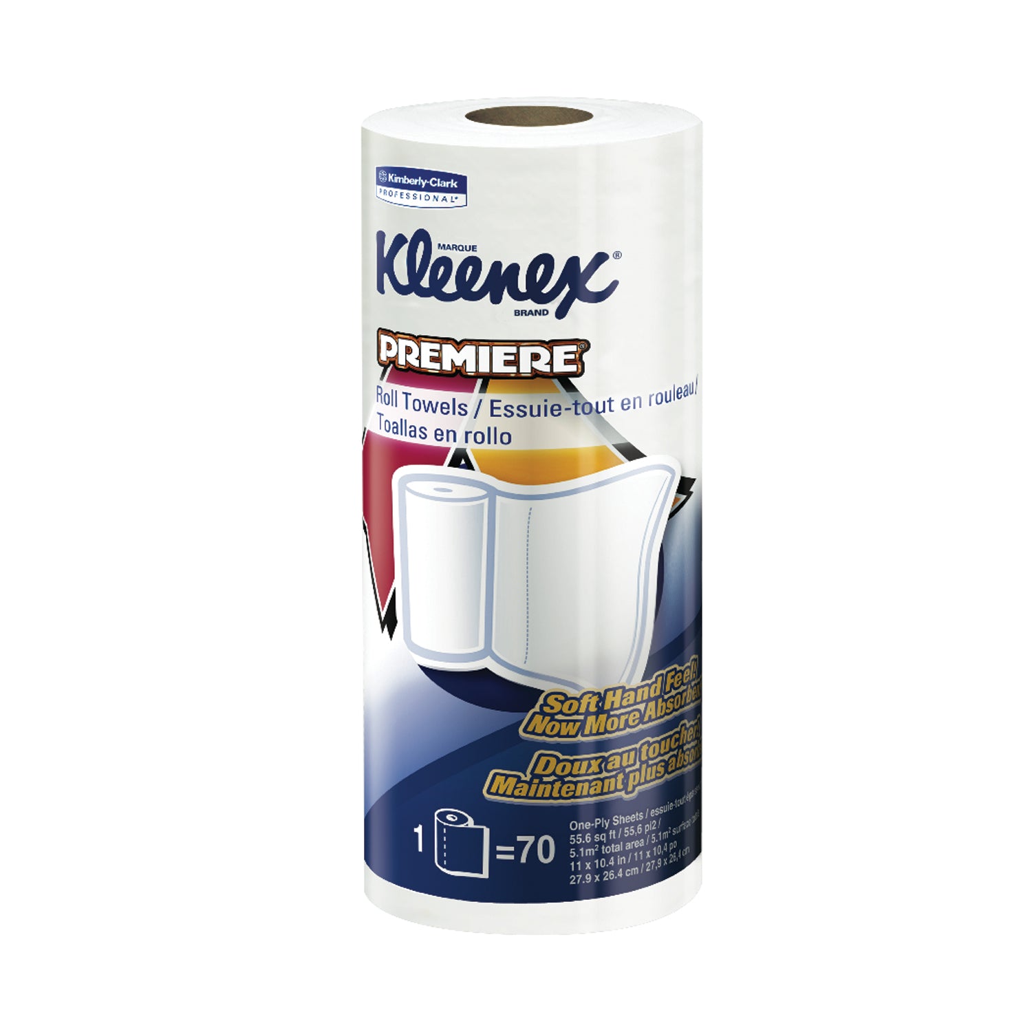Kleenex Premiere Perforated Roll Towels, 1-Ply, 70 sheets/rl, 24 rl/cs (18 cs/plt) (Products cannot be sold on Amazon.com or any other 3rd party site) (US Only)