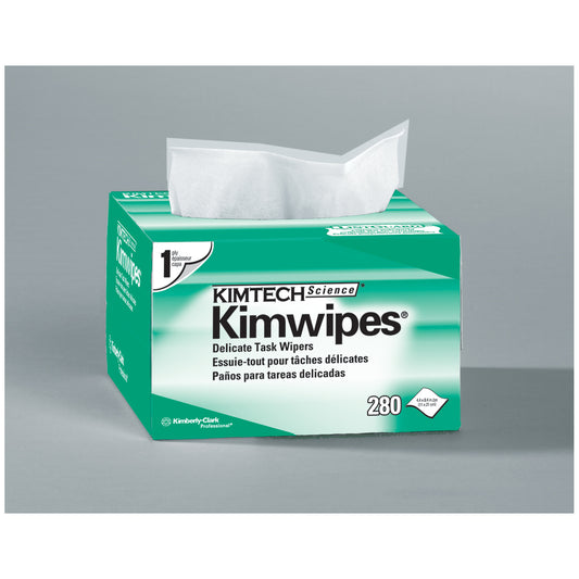 KimWipes EX-L Delicate Task Wipers, Disposable, Popup Box, 4_" x 8_", White, 286/pk, 60 pk/cs (36 cs/plt) (Products cannot be sold on Amazon.com or any other 3rd party site) (US Only)