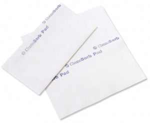 Chemo Absorbent Pad, 12" x 12", 100/cs