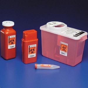 NovaPlus SharpSafety In Room Sharps Container, Mailbox, Clear, 5 Quart, 20/cs (For Sale to Authorized NovaPlus Customers Only) (Continental US Only)