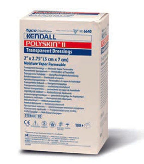 Transparent Adhesive Dressing, 1_" x 1_", 100/bx, 4 bx/cs (Continental US Only)