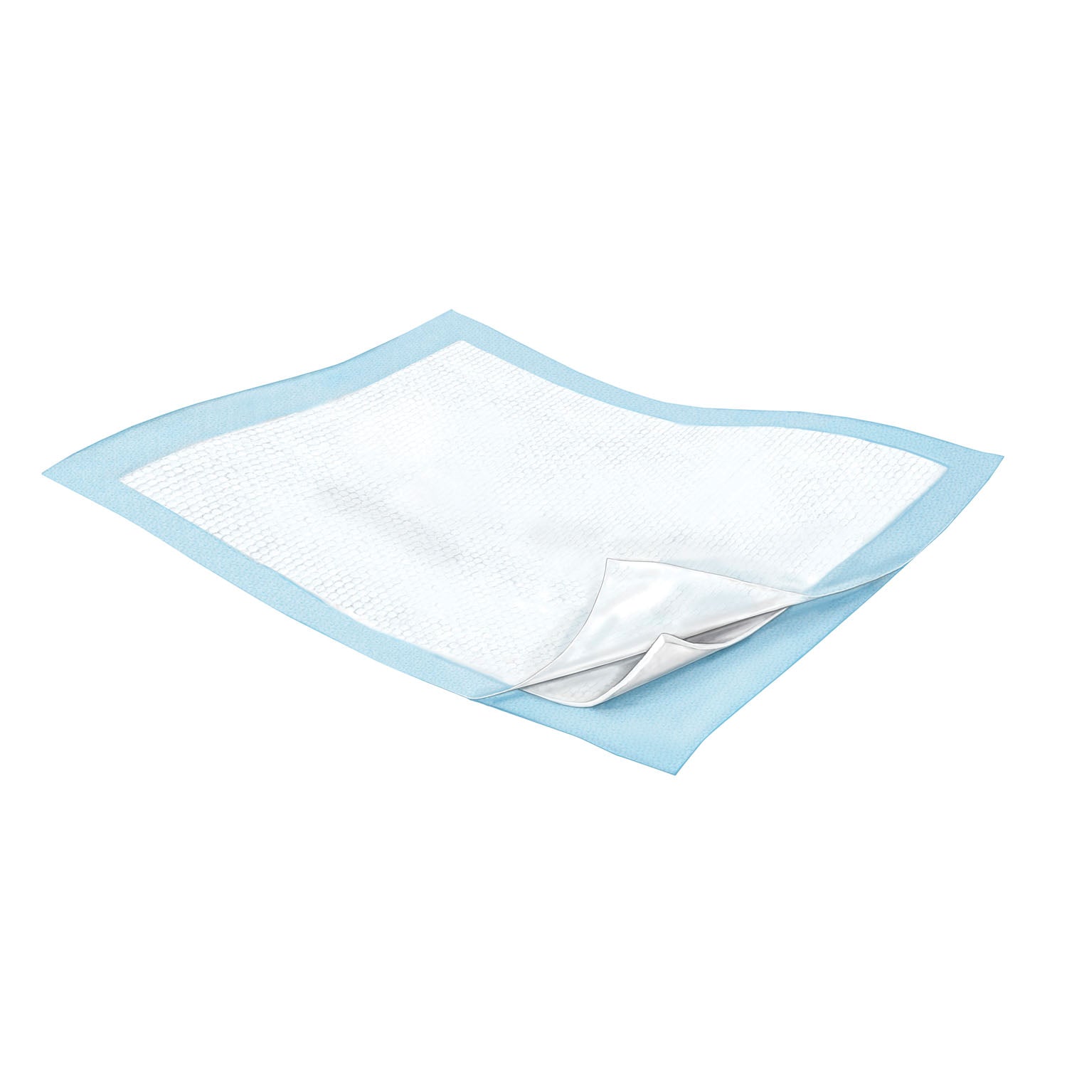 Underpad, 23" x 36" Fluff, Lt. Blue, Bulk, 75/cs (30 cs/plt) (Continental US Only)