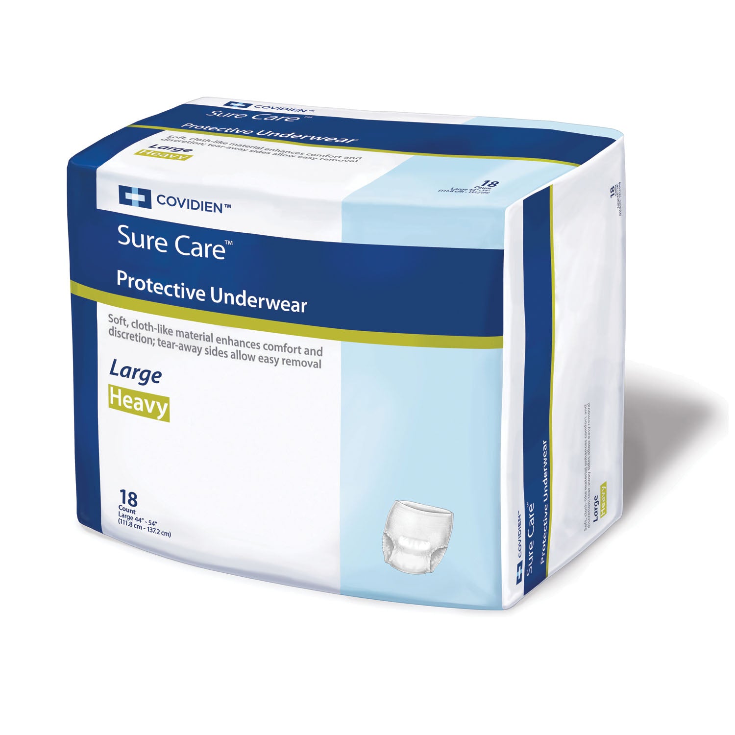 Protective Underwear, X-Large (48"-66"), 7 Blue Stands Band Color, Regular Absorbency, 14/bg, 4 bg/cs (40 cs/plt) (Continental US Only)