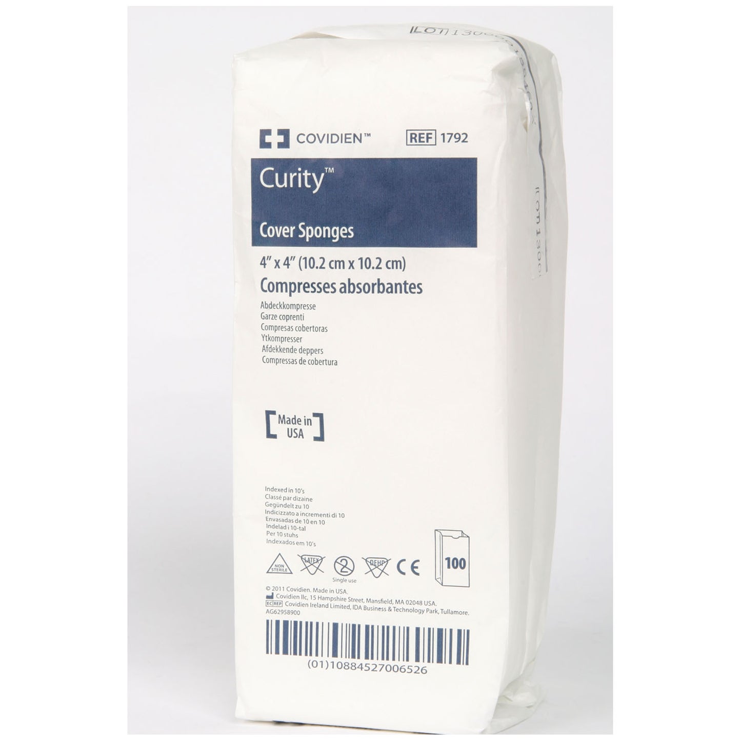 Cover Sponge, Non-Sterile, Bulk, 4" x 4", 100/bg, 20 bg/cs (Continental US Only)