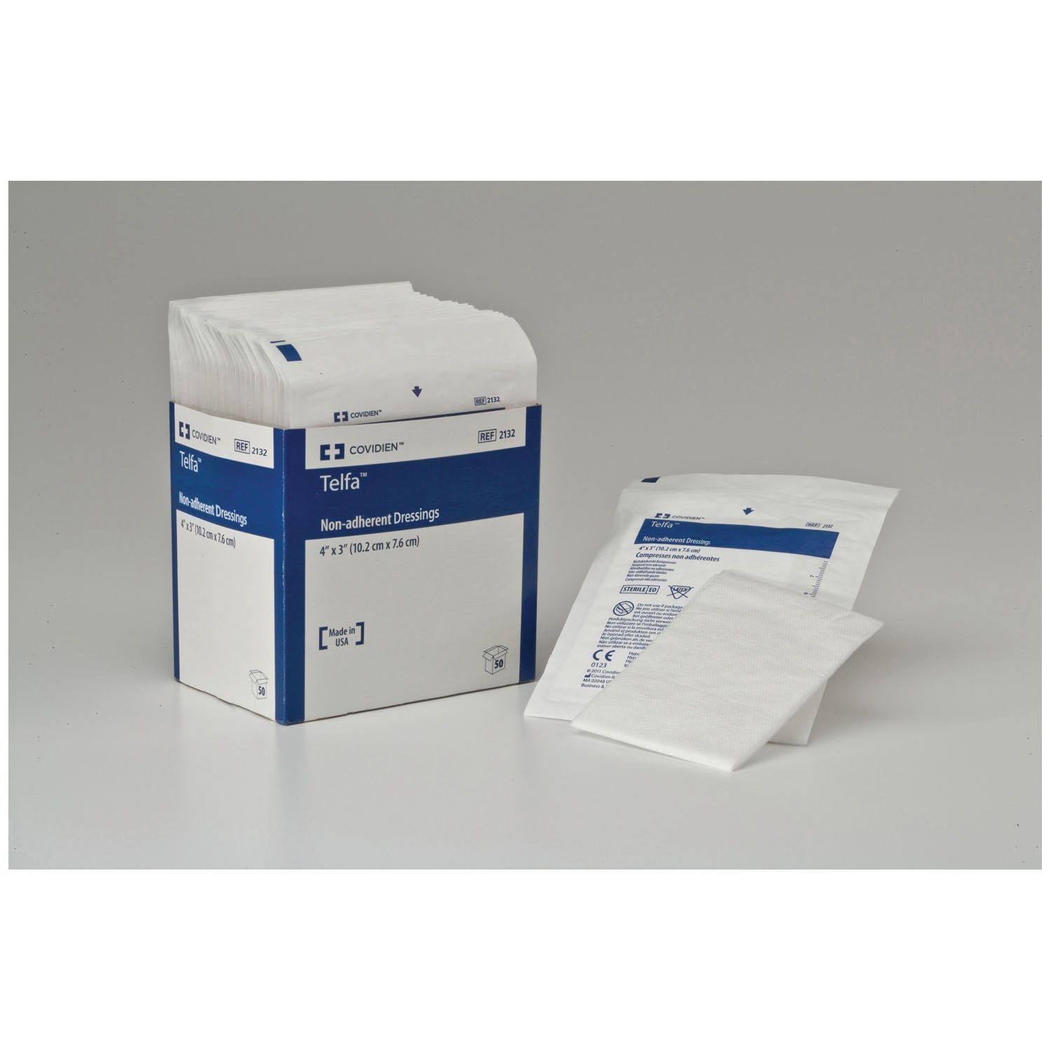 Ouchless Non-Adherent Dressing, Sterile 1s in Peel-Back Package, 3" x 4", 100/bx, 24 bx/cs (Continental US Only) (Item on Manufacturer Backorder - Inventory Limited when Available)