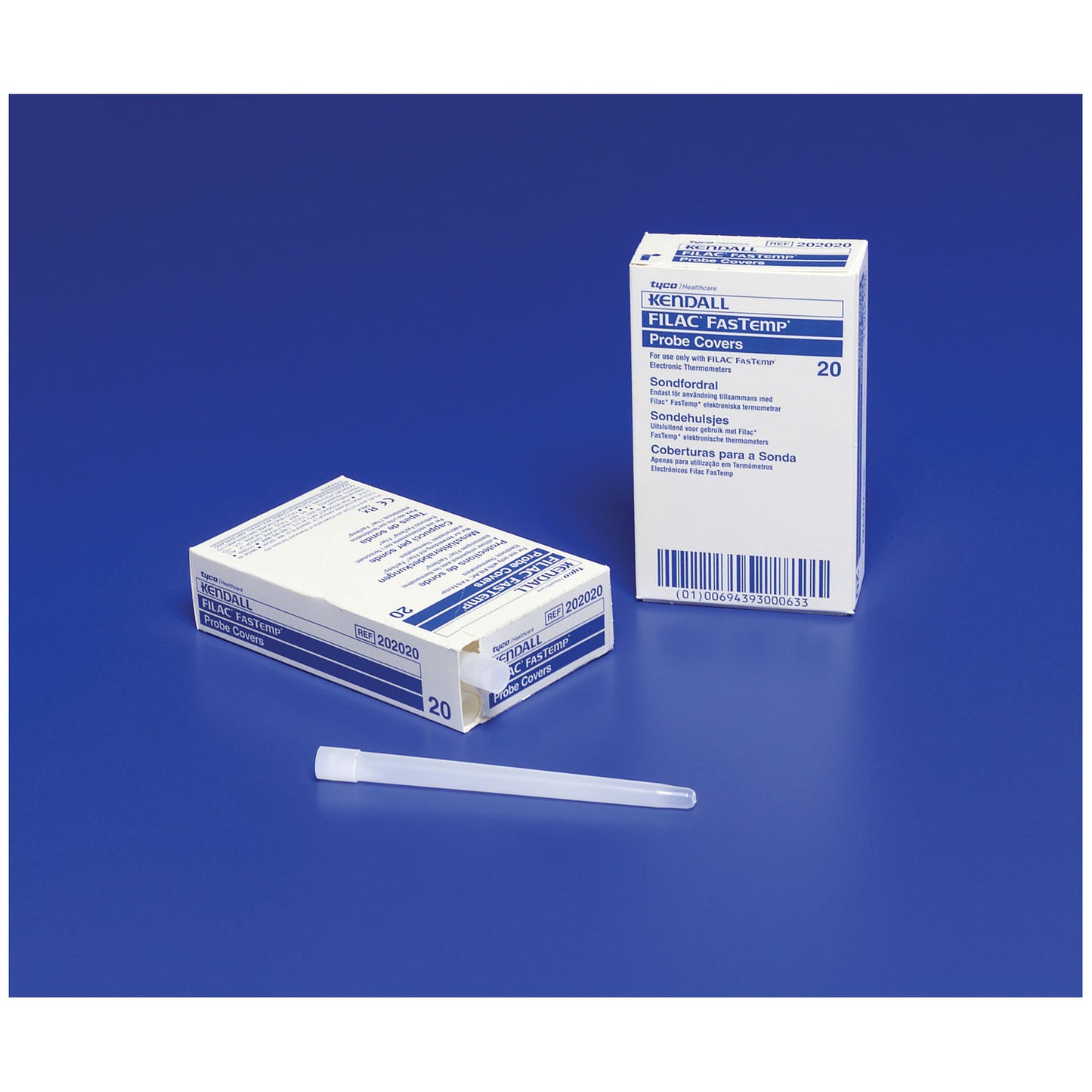 Probe Cover for Fastemp Thermometer, 20/pk, 25 pk/ctn, 10 ctn/cs