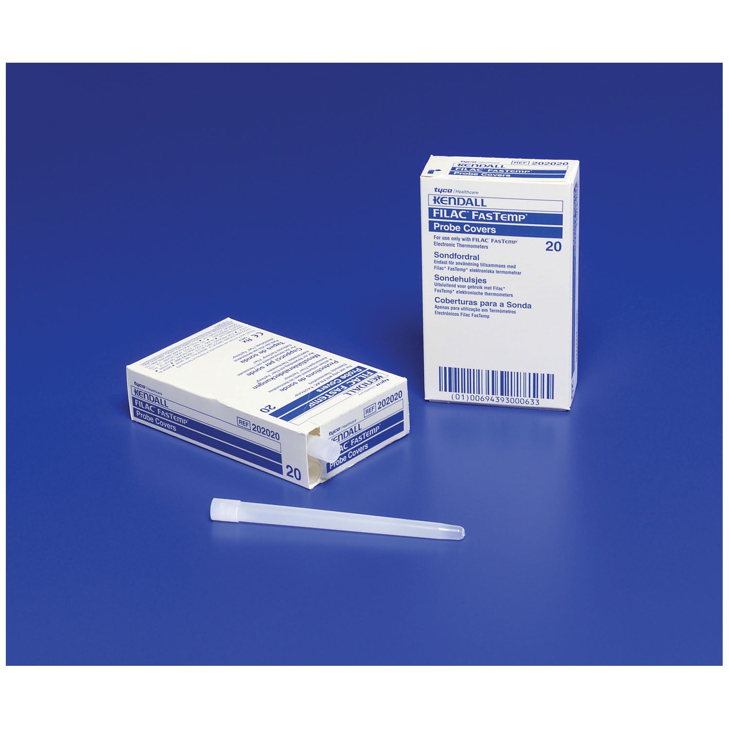 Probe Cover for Fastemp Thermometer, 20/pk, 25 pk/ctn, 10 ctn/cs