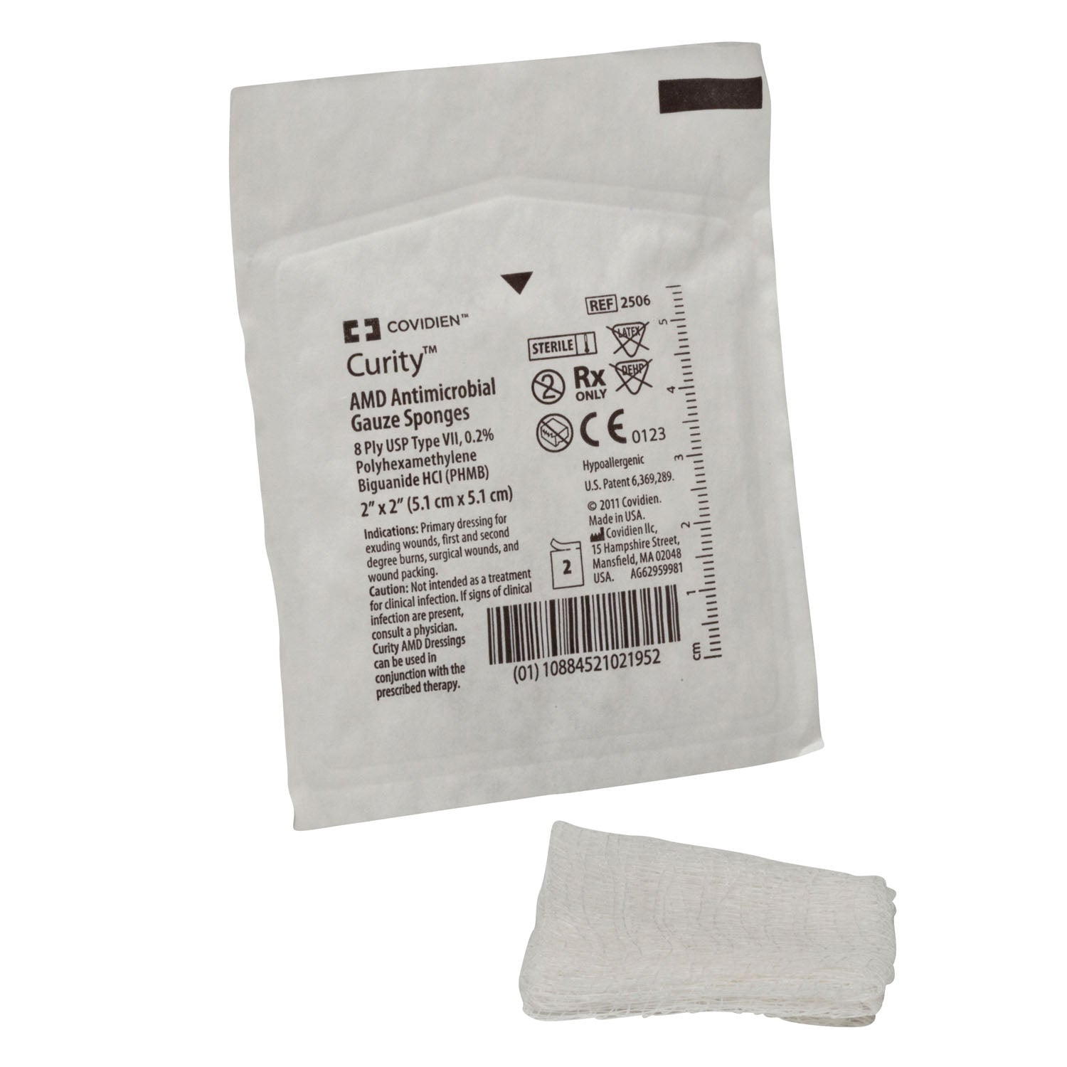 Sponges, 4" x 4", 12-Ply, Sterile 2s in Peel Back Package, 50/tray, 24 tray/cs (Continental US Only) (Manufacturer Backorder - Inventory Limited when Available)