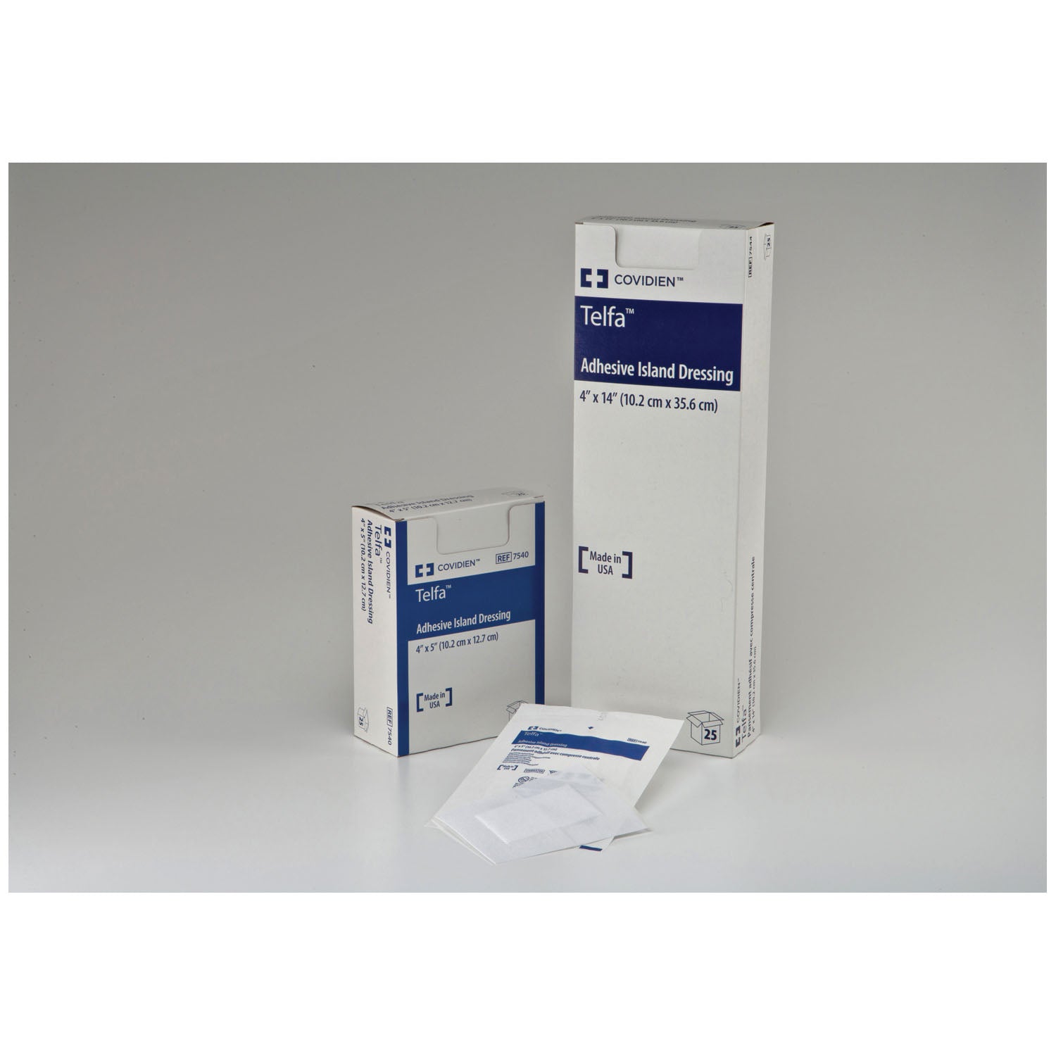 Adhesive Island Dressing, 4" x 4", 25/bx, 8 bx/cs (Continental US Only) (Item on Manufacturer Backorder  Inventory Limited when Available)