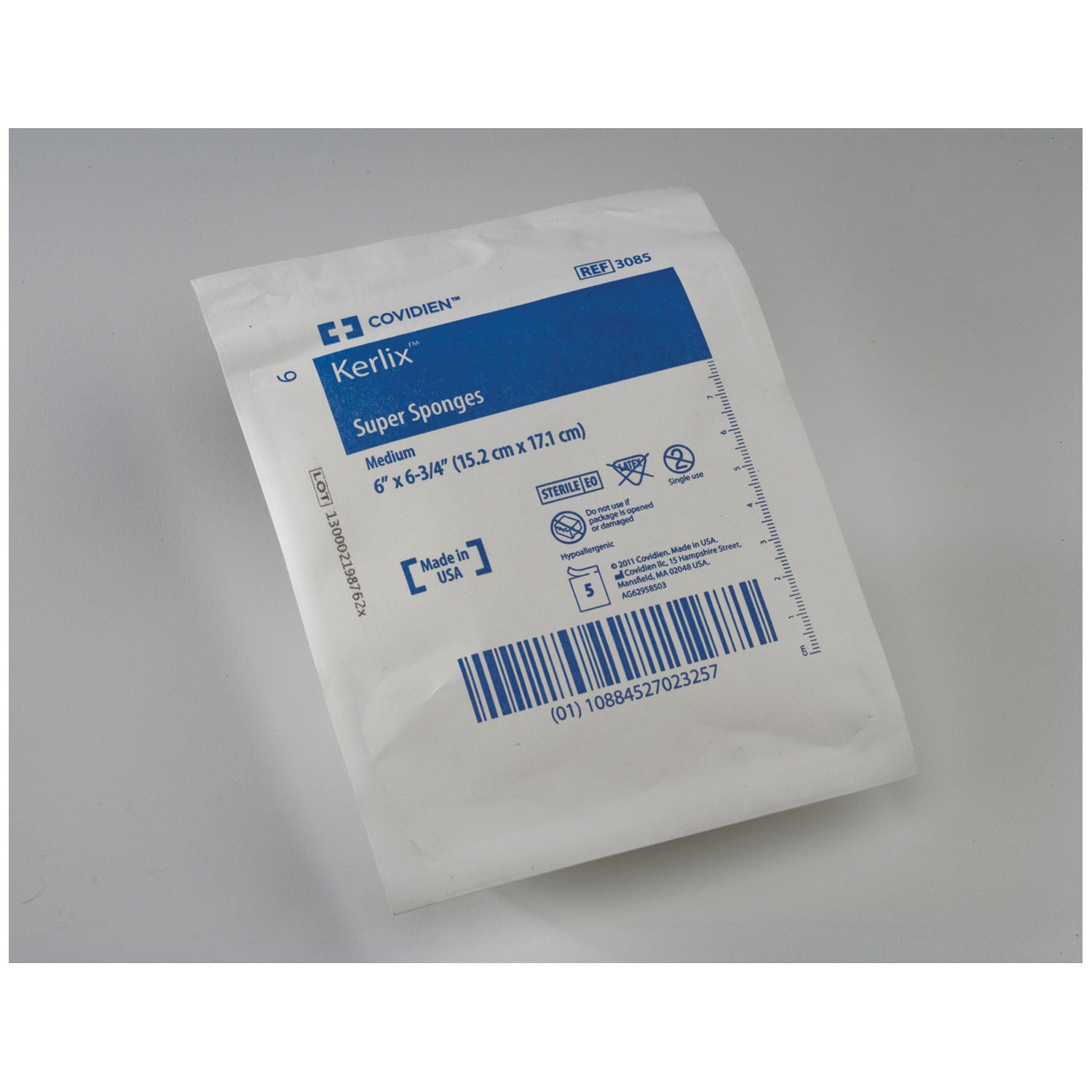 Super Sponge, Sterile 5s in Soft Pouch Package, Medium, 50/tray, 12 tray/cs (Continental US Only)