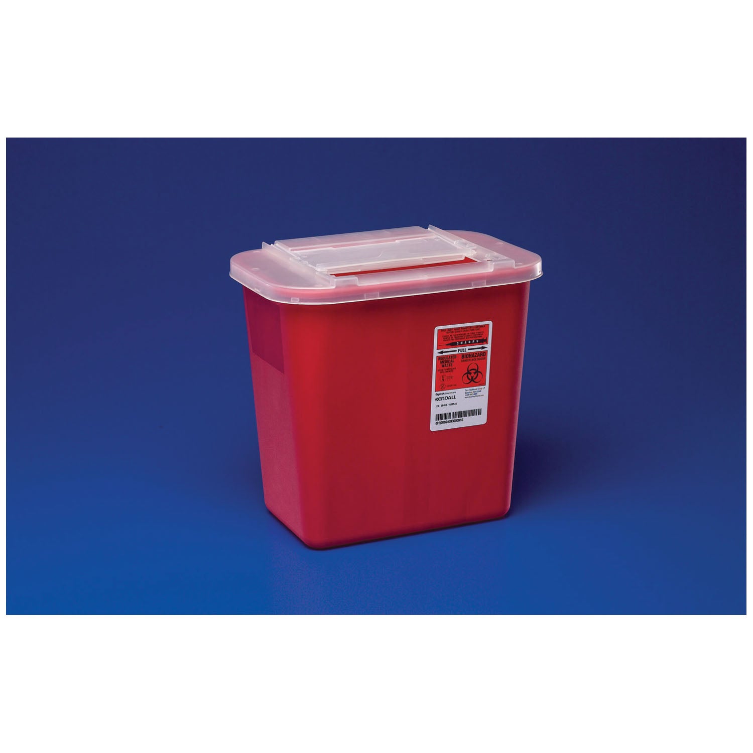 Container, 1 Gal, Red, Clear Sliding Lid, 4.8"H x 7_"D x 8_"W, 32/cs (16 cs/plt) (091505) (Continental US Only)