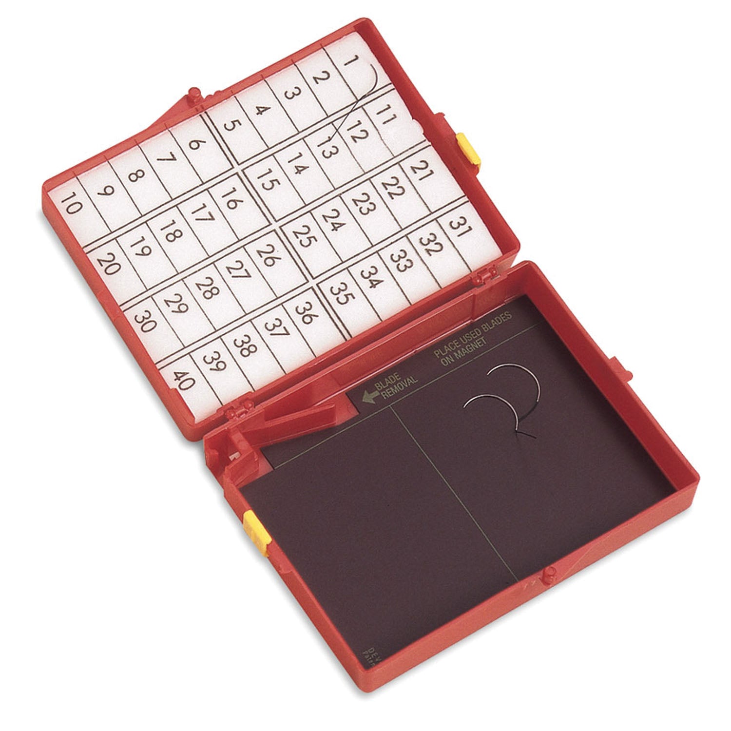Needle Counter 1960, Foam Block, 100/100 Count/ Capacity, Blade Removal & Double Black Magnet, 8/bx, 8 bx/cs (Continental US Only)