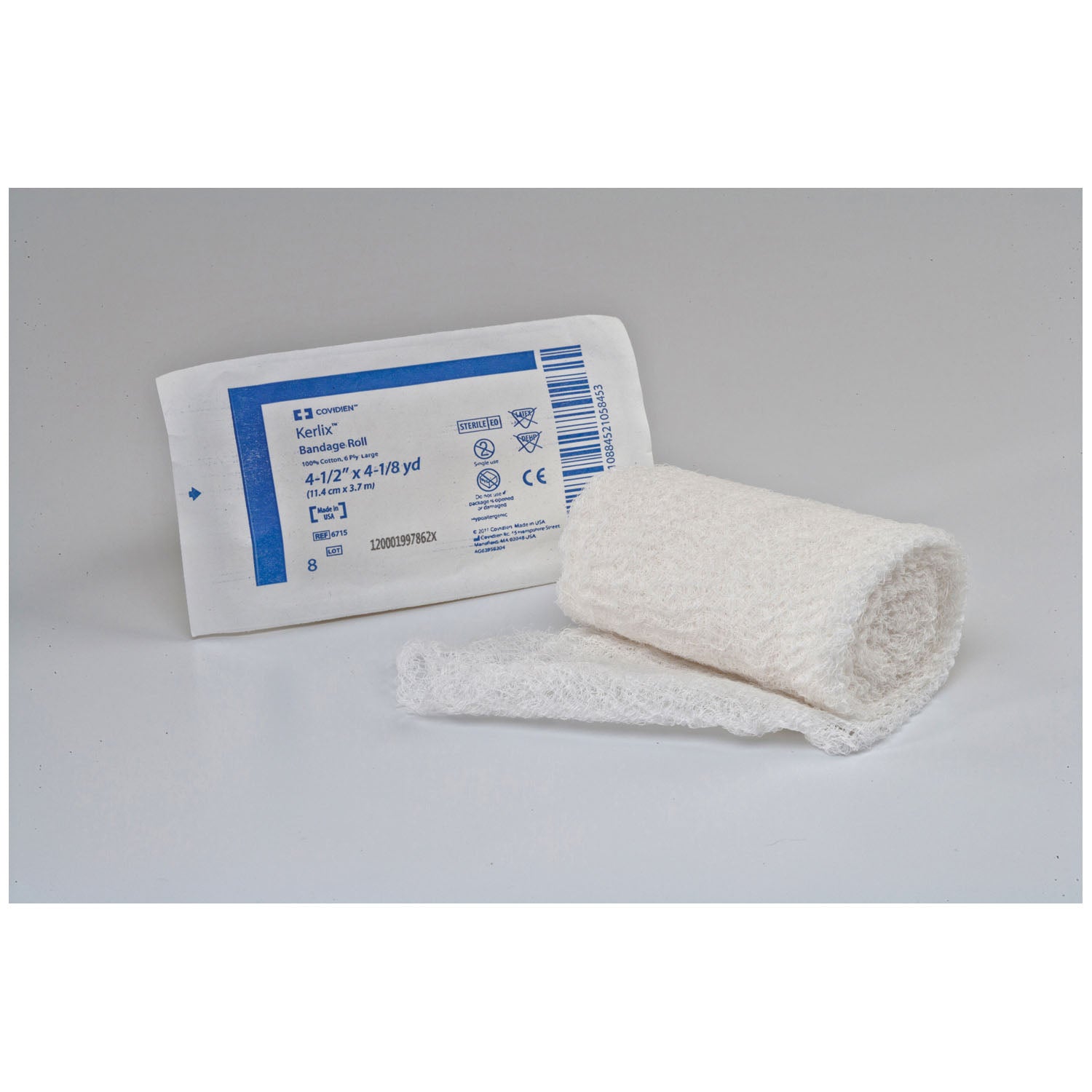 Gauze Roll, Sterile, Soft Pouch, 6-Ply, 2_" x 3.0 yds, 96/cs (020375) (Continental US Only)