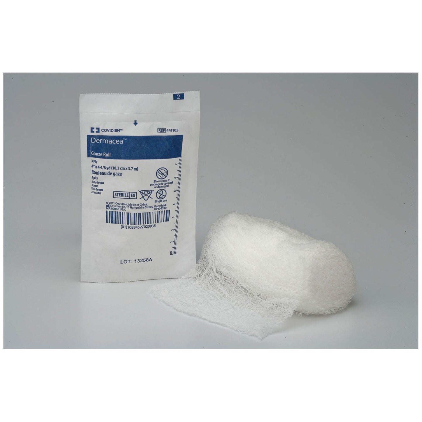 Gauze Roll, 3-Ply, 6" x 4 1/8 yds, 48/cs (Continental US Only)