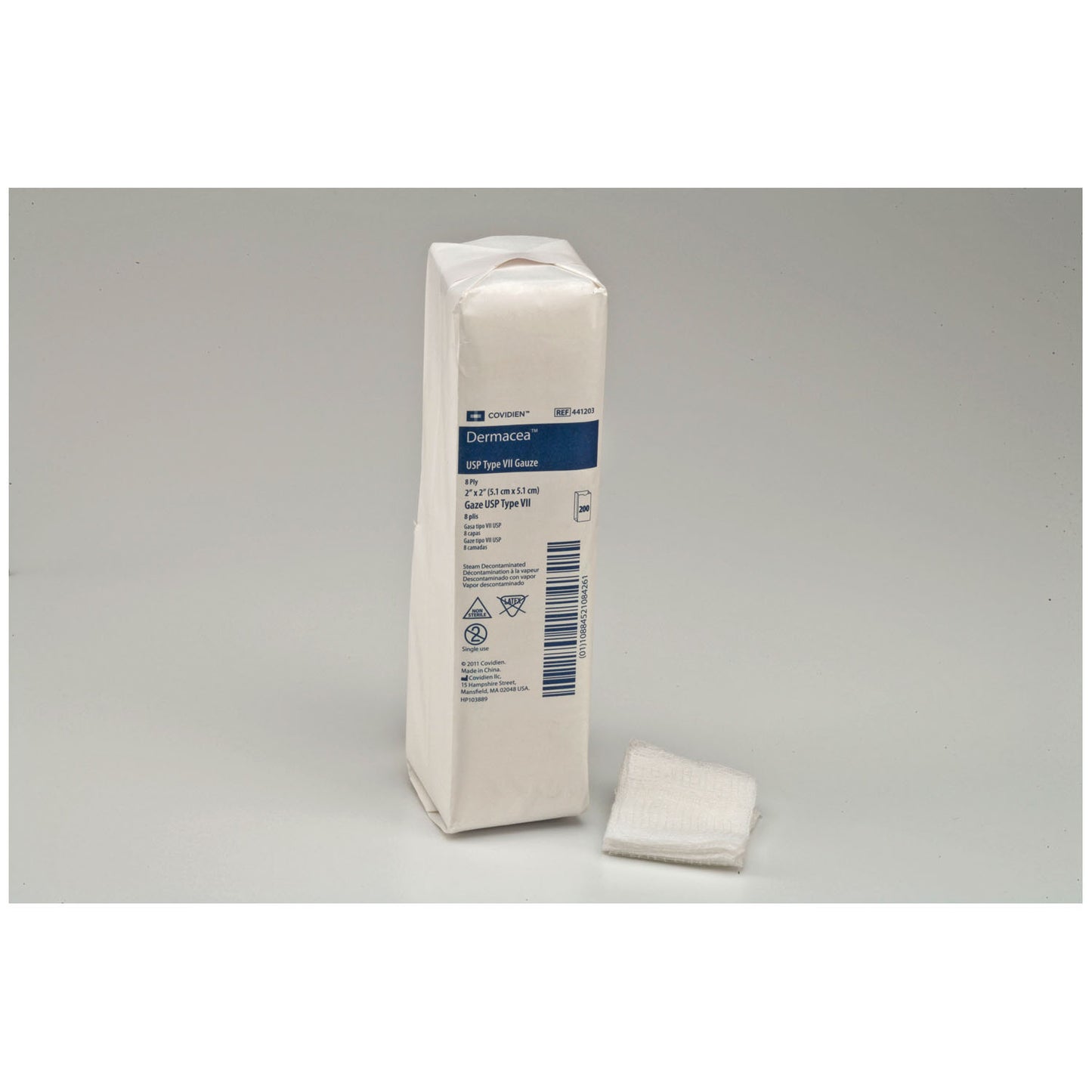 Gauze Sponge, 2" x 2", 8-Ply, Sterile 2s, 3000/cs (Continental US Only)