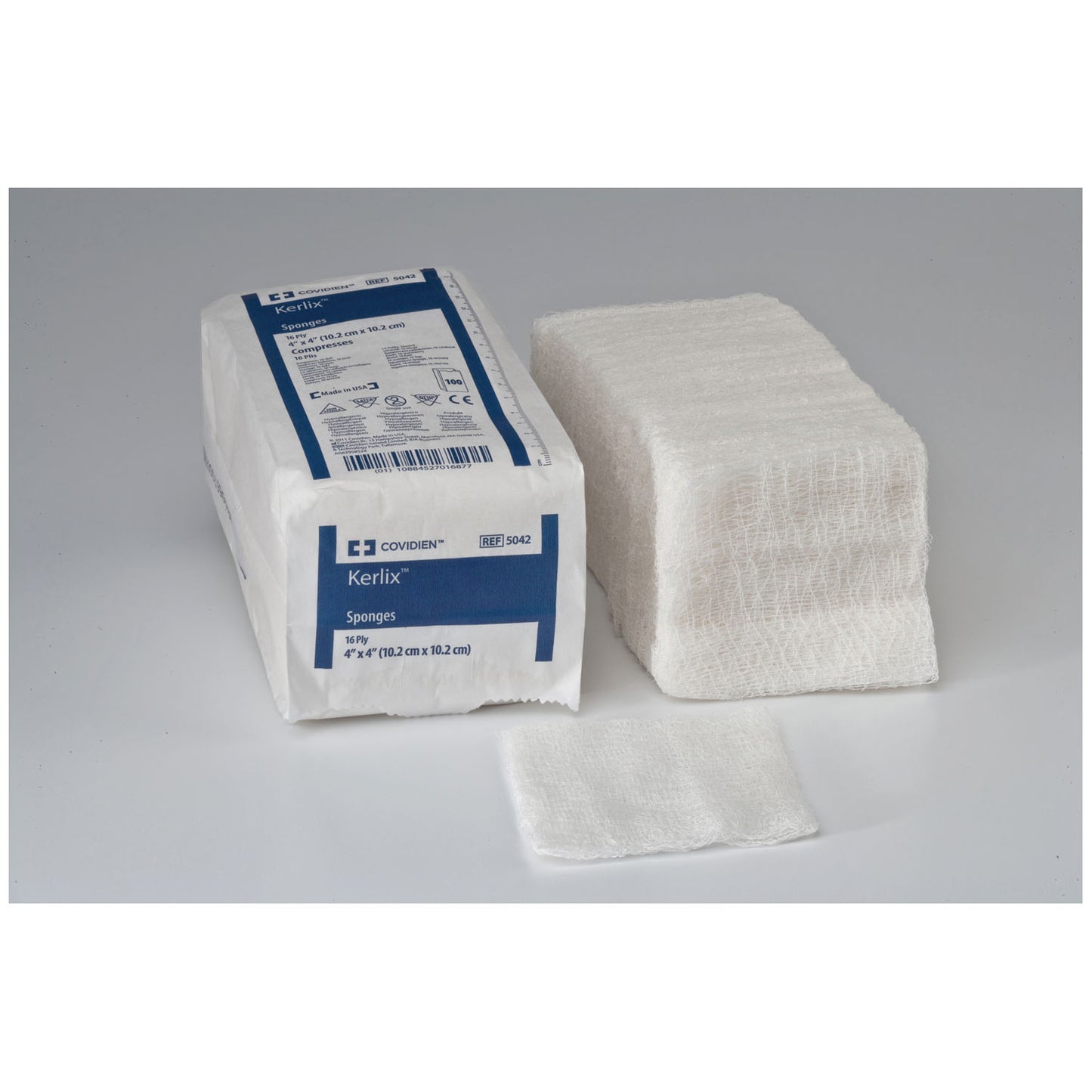 Kerlix Sponge, 4" x 4", Non-Sterile, 16-Ply, 100/bg, 20 bg/cs (Continental US Only)
