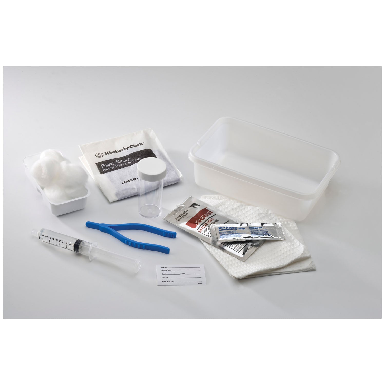 Catheter Insertion Tray, 10cc Prefilled Syringe, 20 trays/cs (60-Day Dating; Non-Returnable) (Continental US Only) (Notice  Syringes are temporarily not included due to the Nurse Assist recall.  Please contact your NDC sales rep for questions.)
