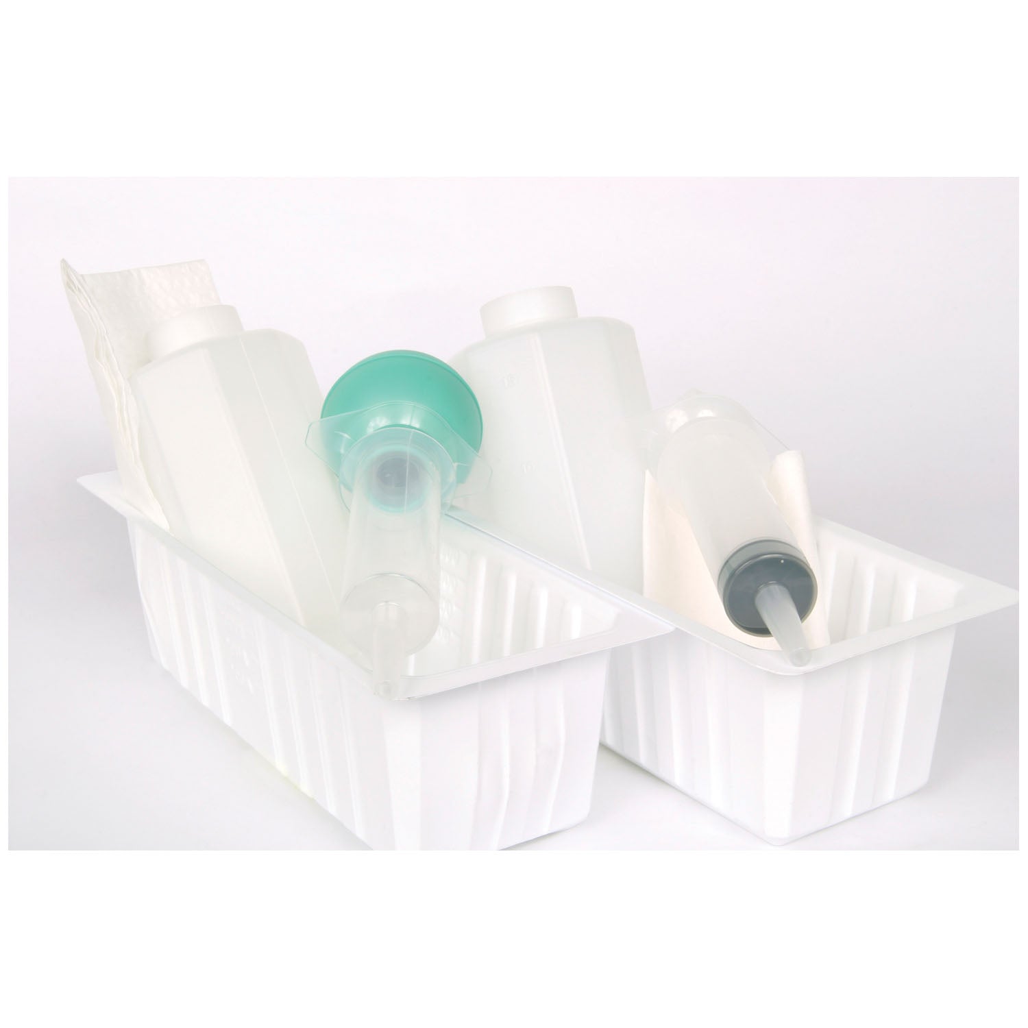 Piston Syringe, 60cc, 1200cc Irrigation Tray, Lid, 20/cs (Continental US Only)