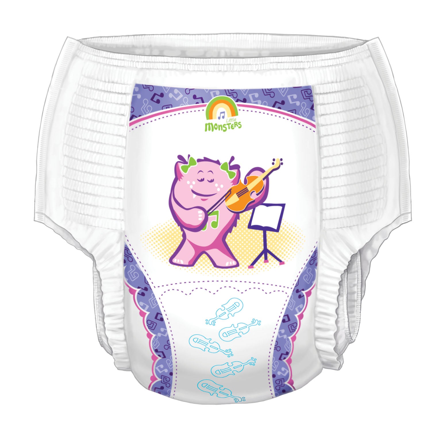 Training Pants, Girl, Large, 3T/4T (32-40 lbs), 23/bg, 4 bg/cs (Continental US Only)
