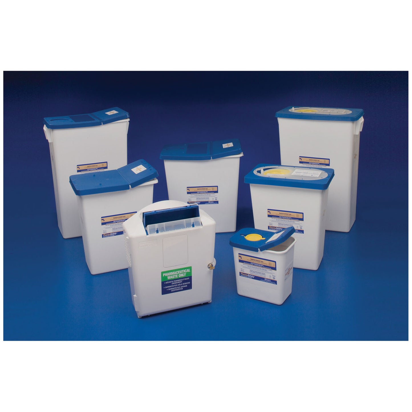 Waste Disposal Container, 3 Gal Wall Enclosure, 17_"H x 6_"D x 14_" W , 1/cs (45 cs/plt) (Continental US Only)