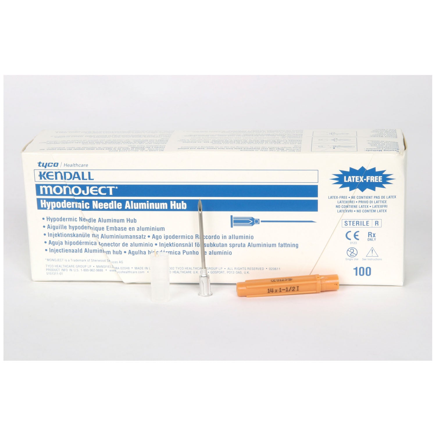 Hypo Needle, 14G x 1_", 100/bx, 10 bx/cs (Continental US Only)