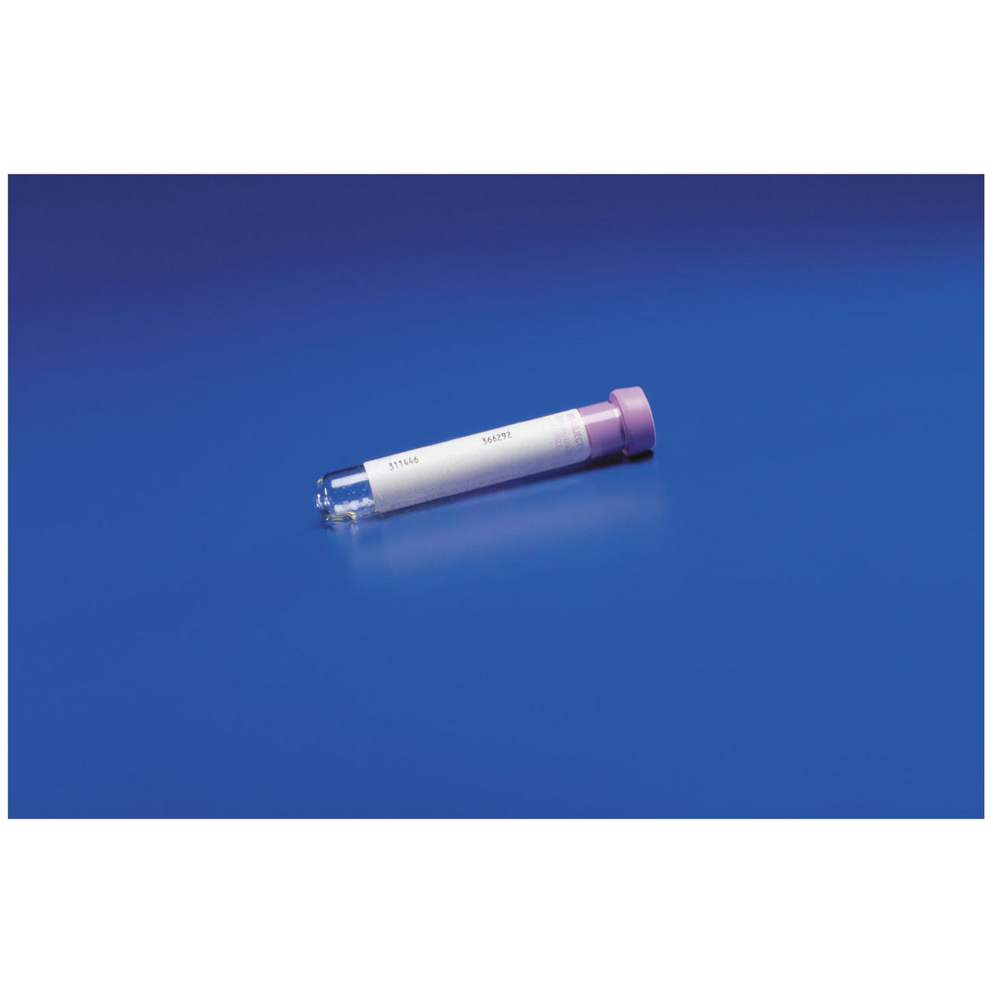 Standard Blood Collection Tube, Liquid Additive, 16mm x 100mm, 10mL, Silicone Coated Lavender Stopper, 1000/cs (Continental US Only)