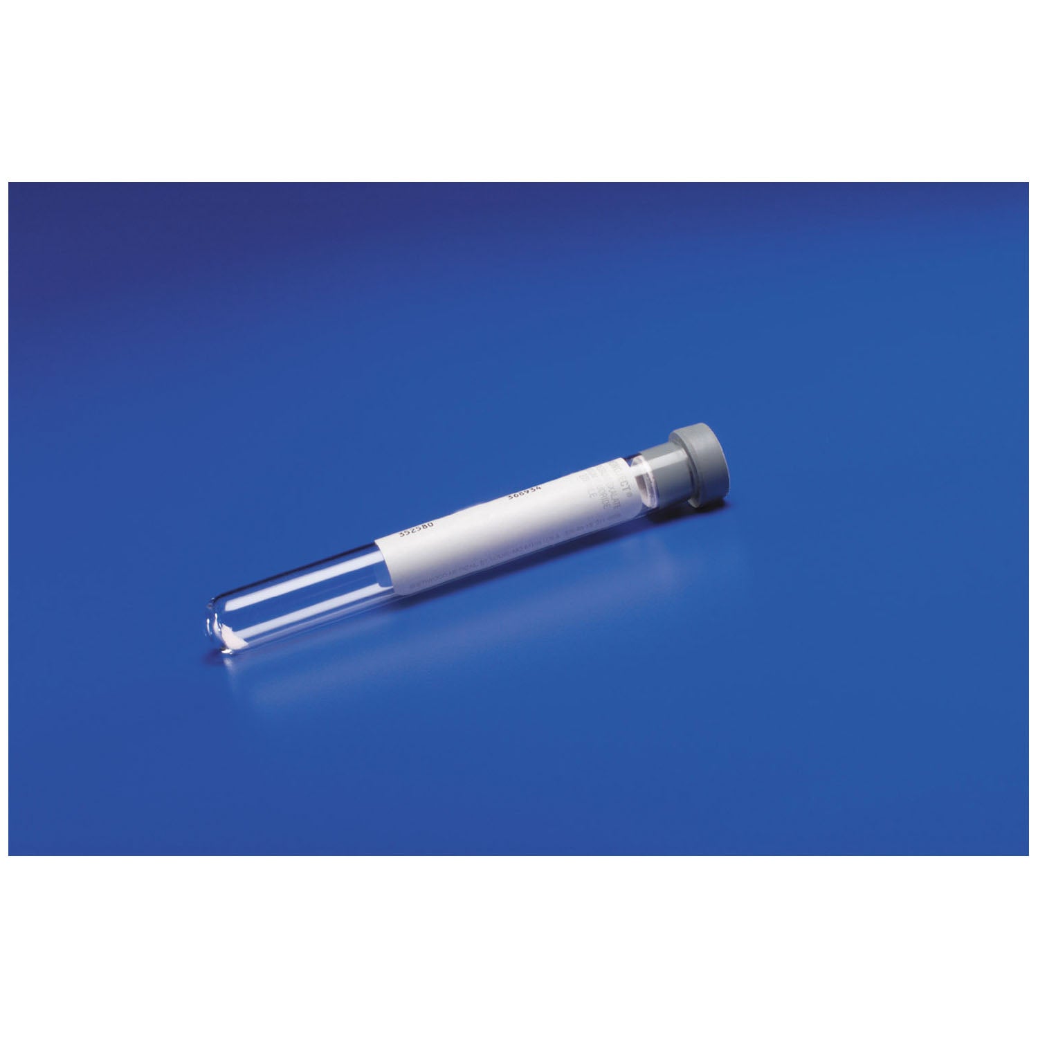 Standard Blood Collection Tube, 16 x 100, 10mL, Silicone Coated Stopper, 20mg Potassium Oxalate, 25mg Sodium Fluoride, 1000/cs