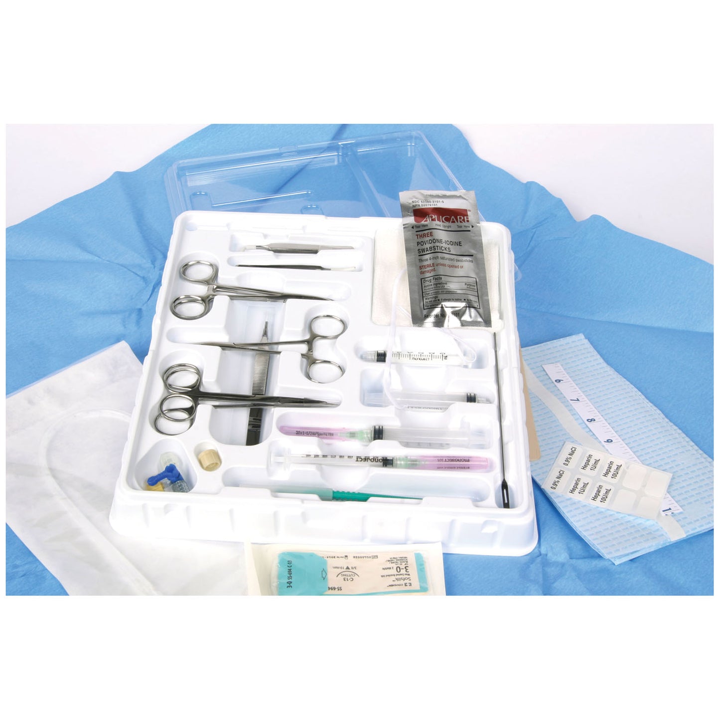 Umbilical Vessel Catheter Insertion Tray, 5FR, Polyurethane UVC, 5/cs (Continental US Only)