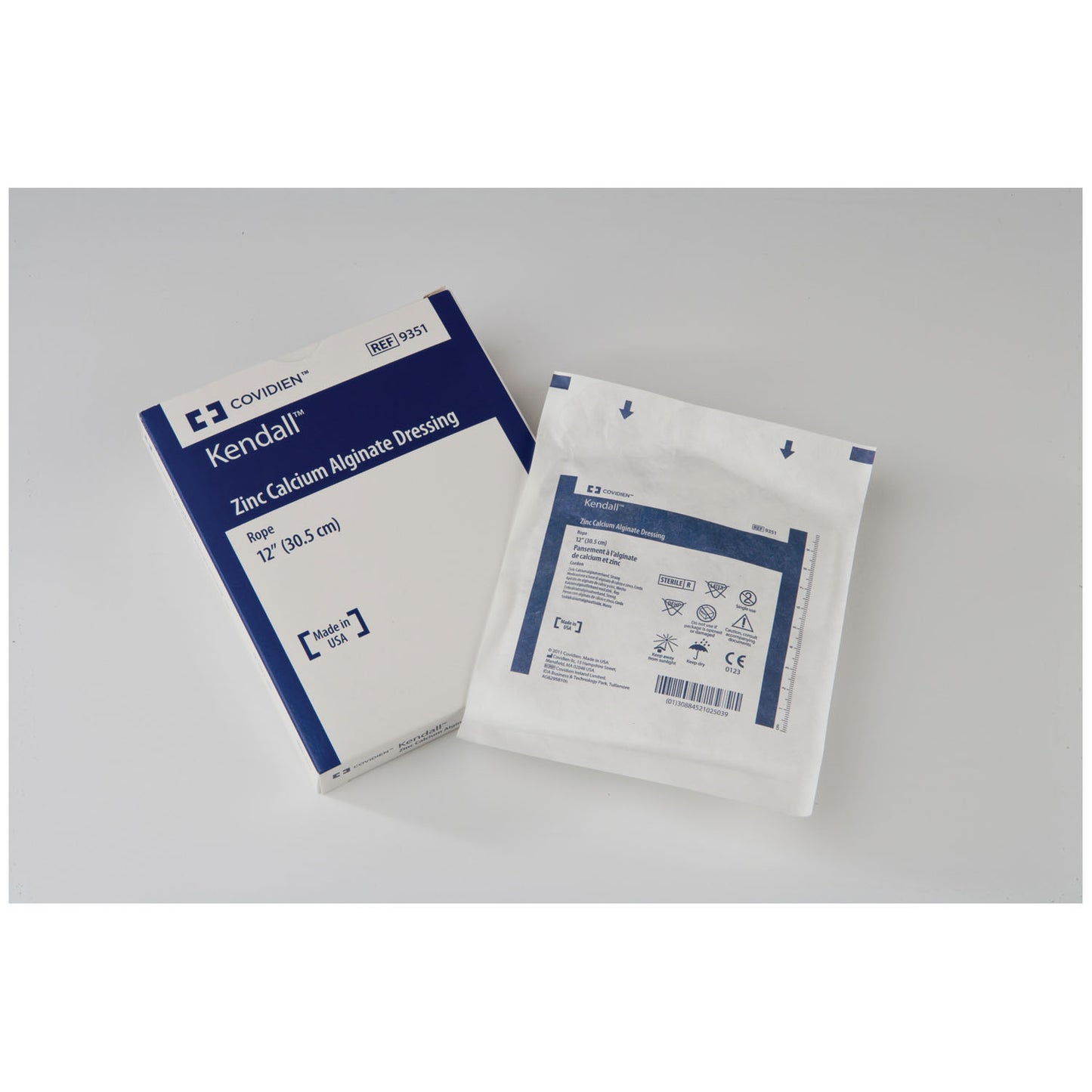 Calcium Alginate Dressing, Zinc, 12" Rope, Sterile 1s, 5/bx, 4 bx/cs (Continental US Only)