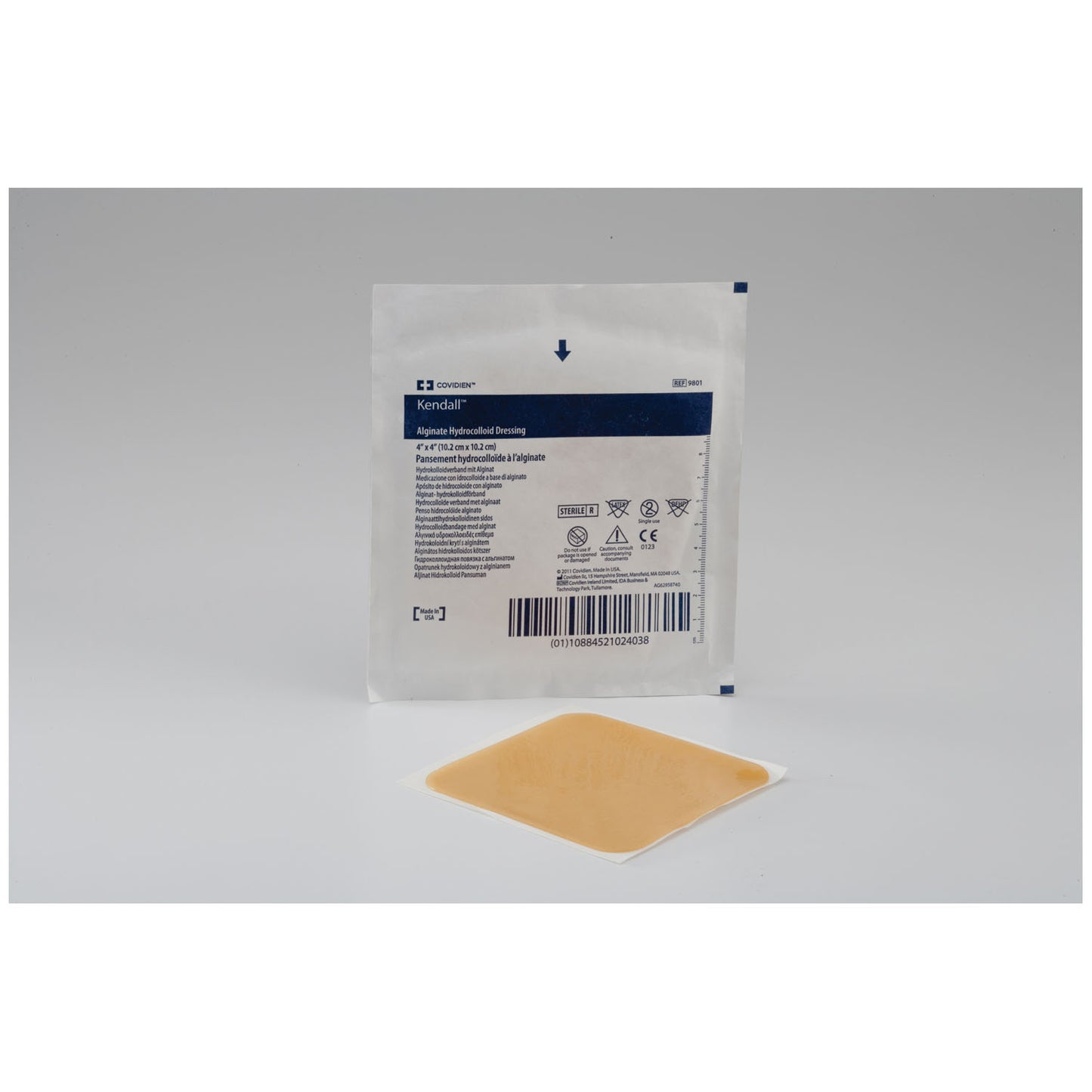 Hydrocolloid Dressing, 4" x 4", 5/bx, 10 bx/cs
