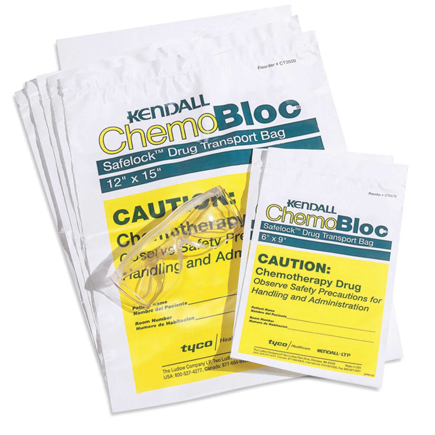 Chemo Drug Transport Bag, 12" x 15", 250/cs (Continental US Only)