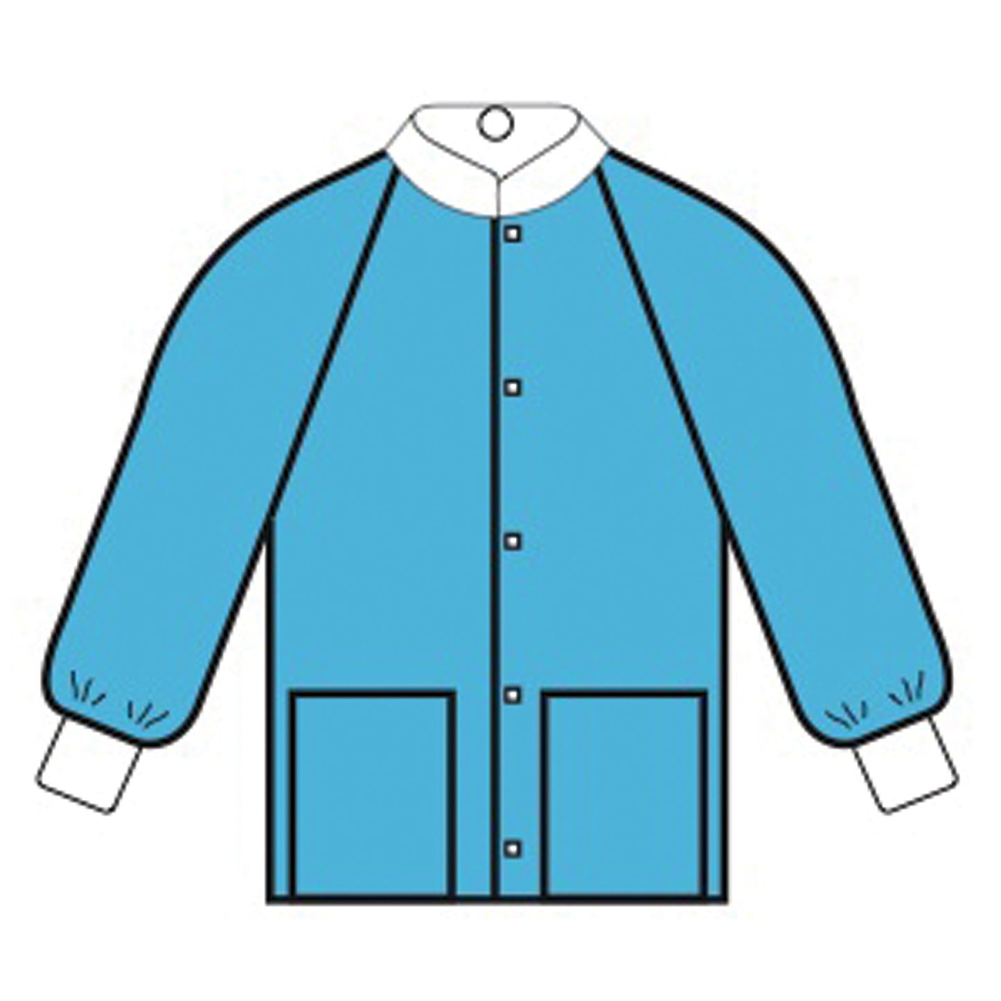 Professional Jacket, Blue, Large, 24/cs (US Only)