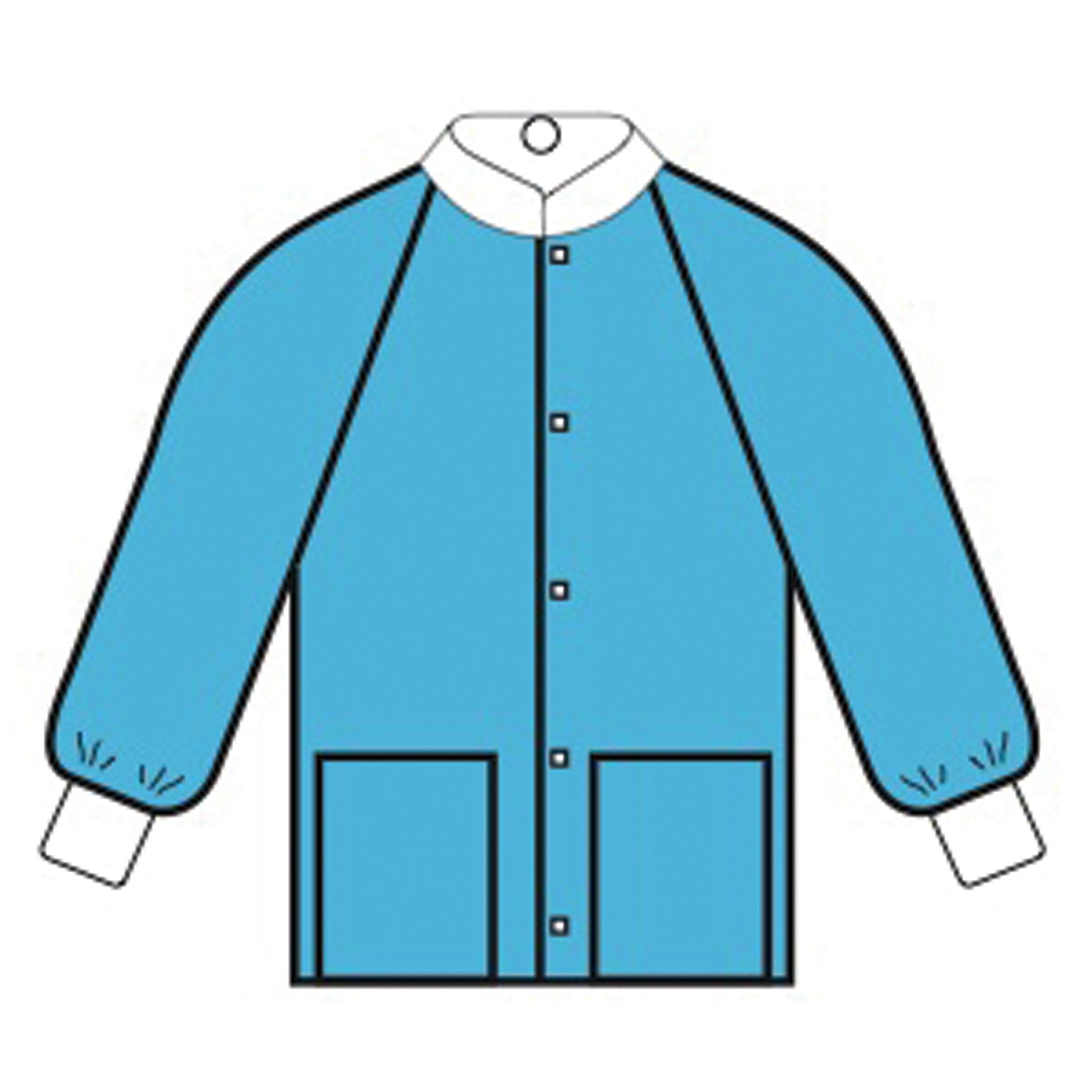 Professional Jacket, Blue, Large, 24/cs (US Only)