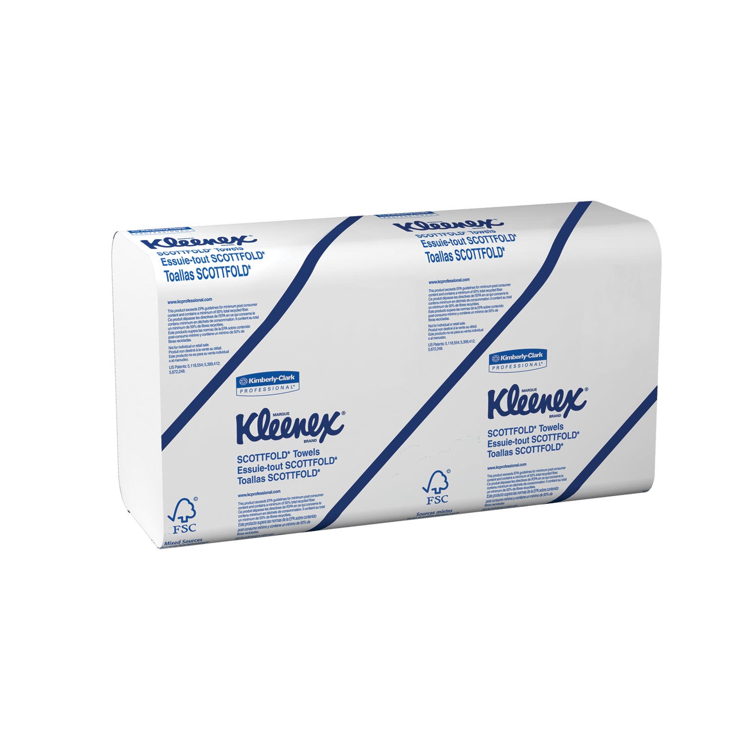 Kleenex ScottFold Towels, 8.1" x 12.4", White, 120 sheets/pk, 25 pk/cs (24 cs/plt) (091452) (Products cannot be sold on Amazon.com or any other 3rd party site) (US Only)