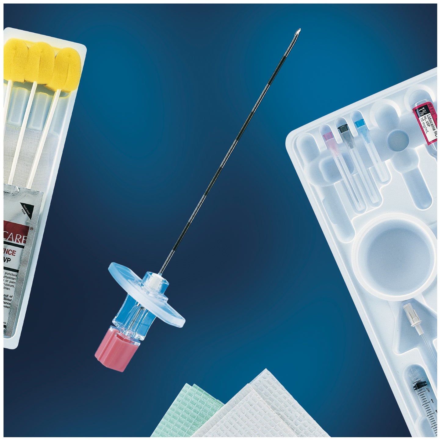 Epidural Tray, Single Shot, 18G x 3_" Graduated, Wings, Tuohy Needle, Syringe Label, Stick Pad, Wrapped in Alcohol-Repellent Wrap, 10/cs (US Only) (Authorized Distributor Sub-Agreement Required  - See Manufacturer Details Page)