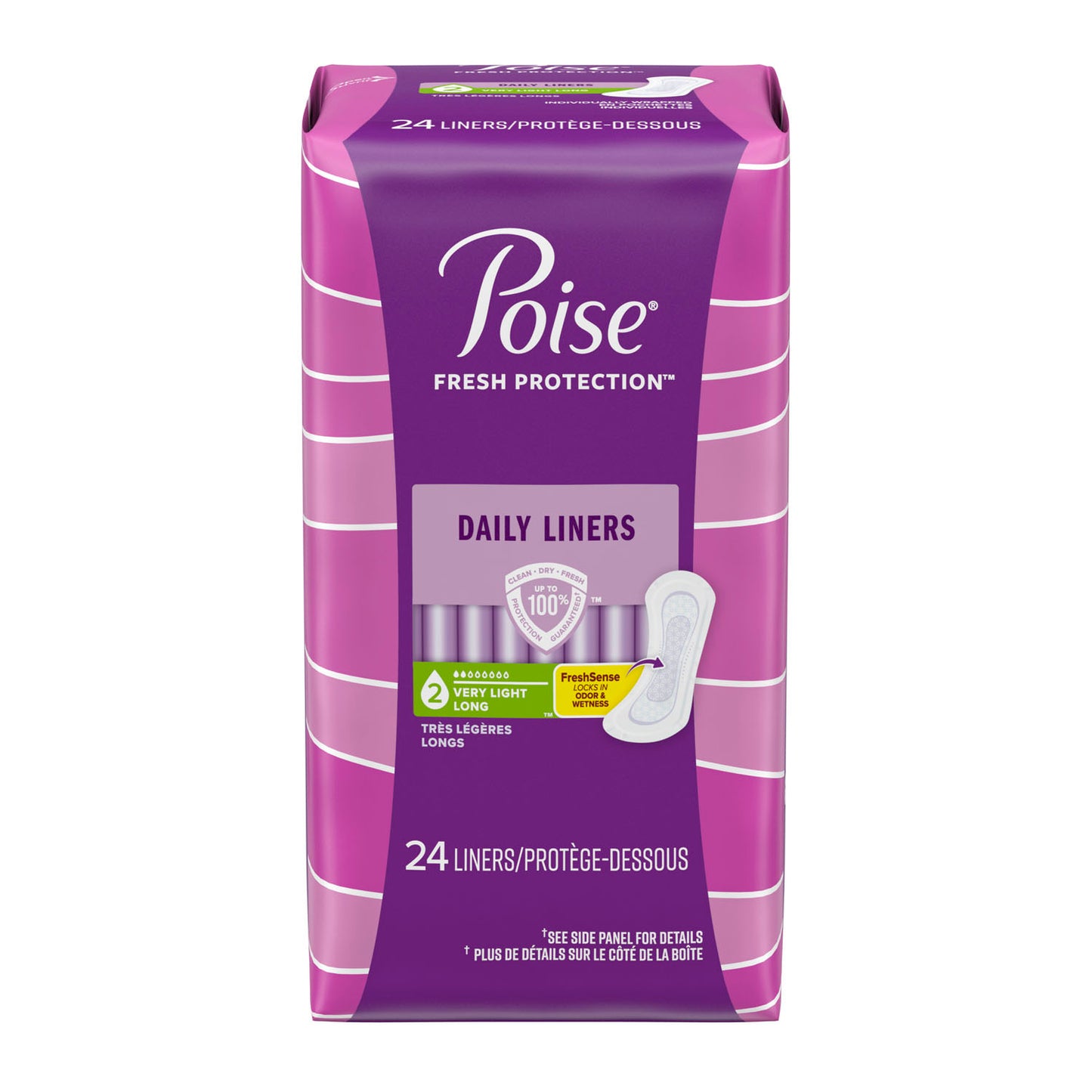 Liners, Very Light, Long, 24/pk, 8 pk/cs