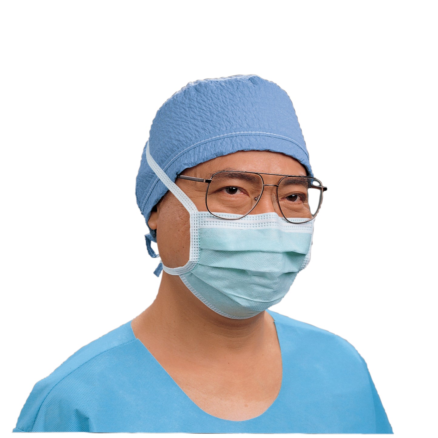 Fog-Free Surgical Mask, Blue, 50/pkg, 6 pkg/cs (US Only)