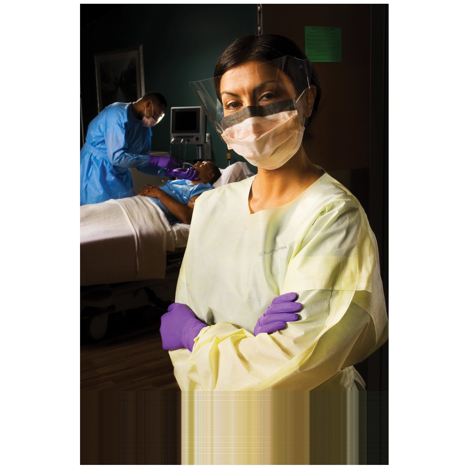 Isolation Gown, Yellow, X-Large, 100/cs (US Only)