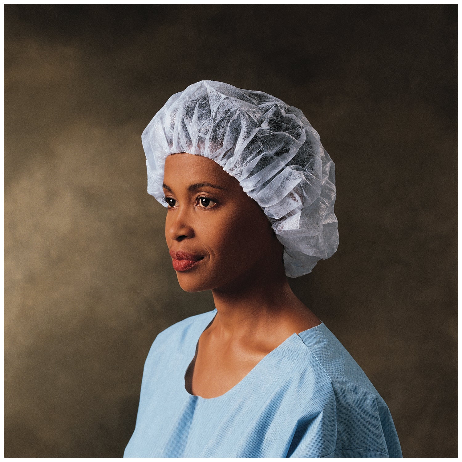 Bouffant Cap SMS, White, Large (24"), 100/ctn, 3 ctn/cs (US Only)