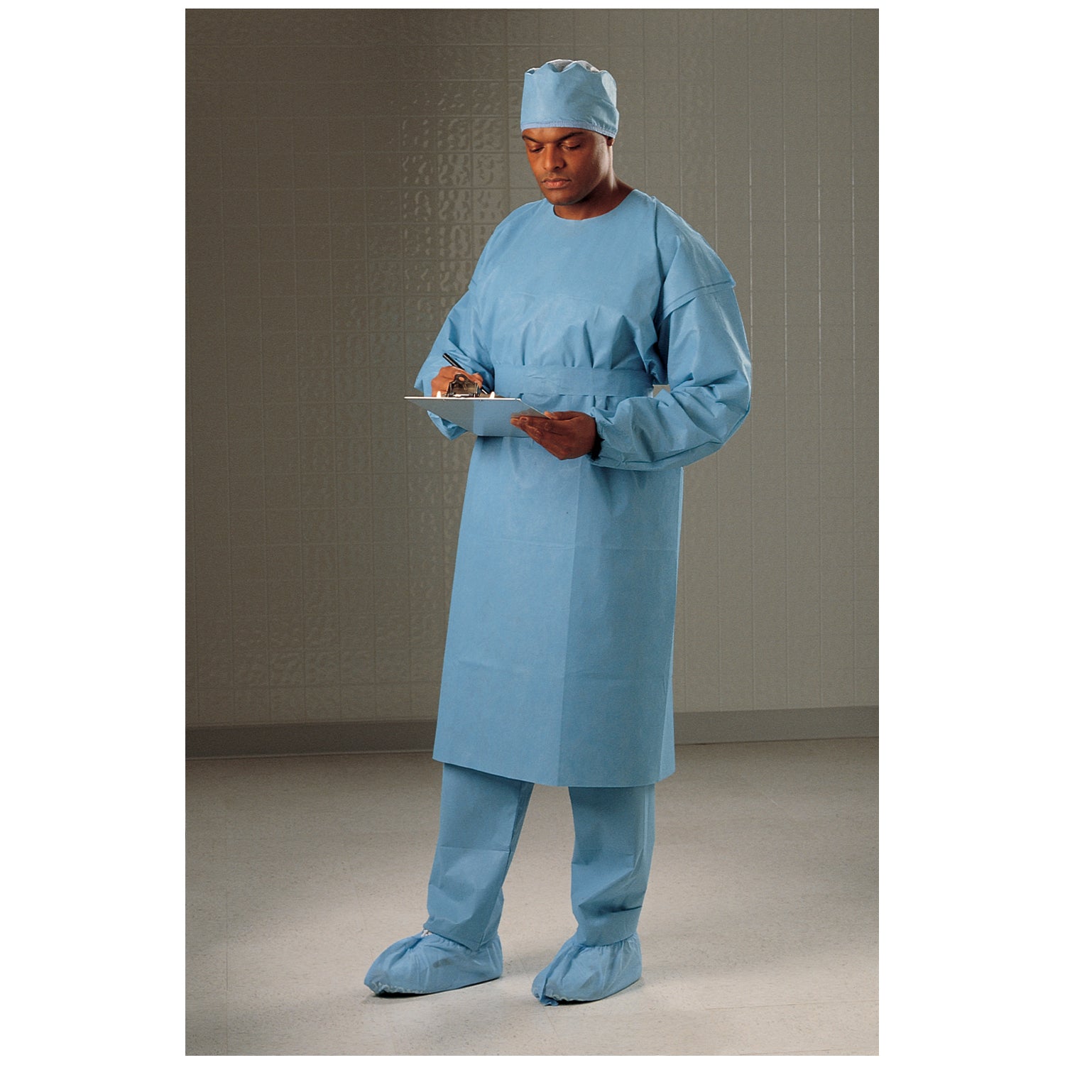 Cover Gown, Blue, Universal Size, 100/cs (US Only)